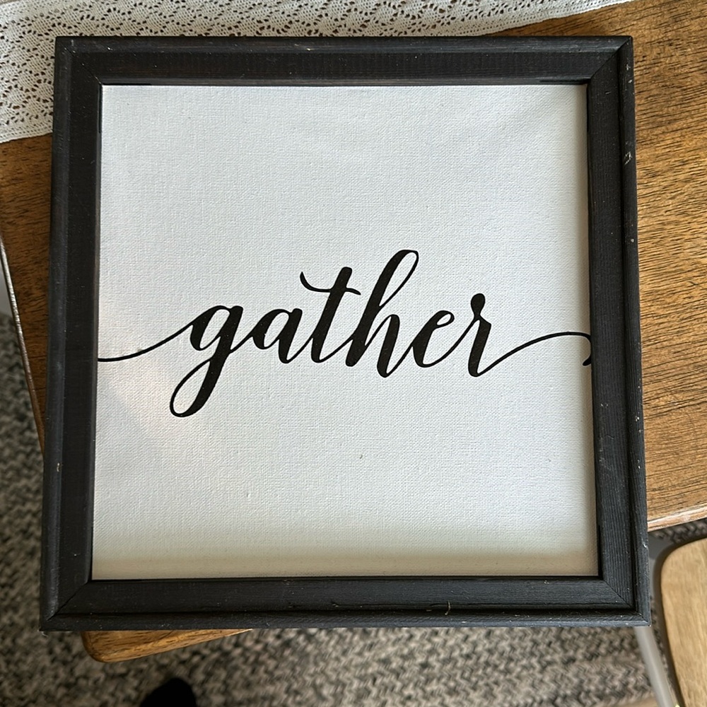 Handmade sign